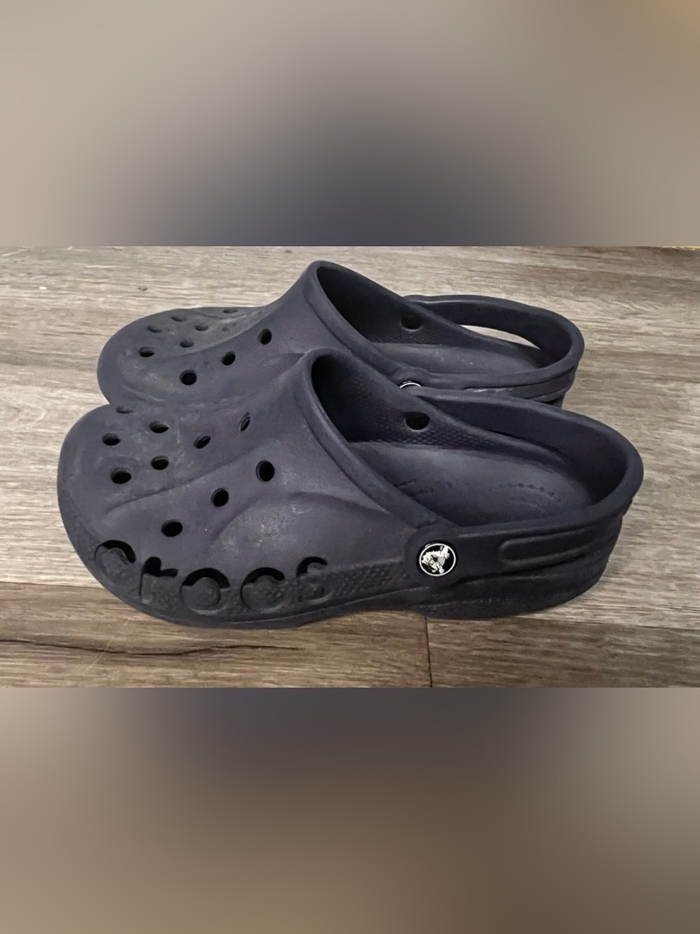 Navy BAYA CLOG crocs size J5
